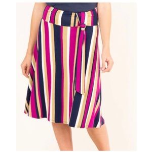NWT Agnes & Dora Side Sash Midi Skirt